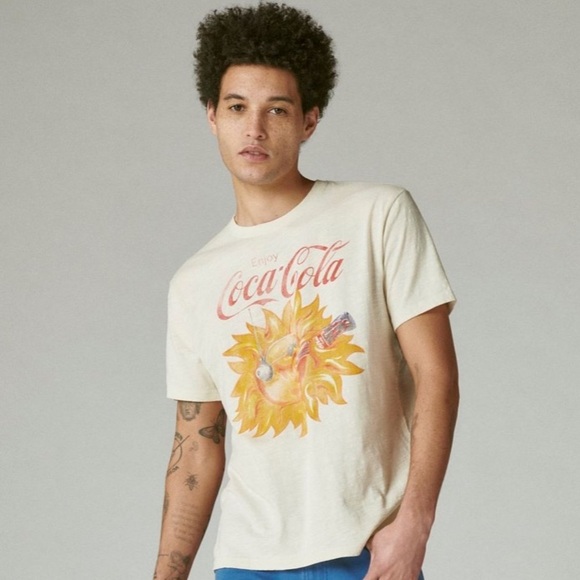 Lucky Brand Coca Cola Sunshine Graphic Tee - S - Picture 4 of 4